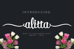 Alitta: The Casual Script Typeface for Modern Brands