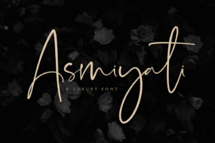 Asmiyati: A Luxurious Handwritten Typeface for Branding