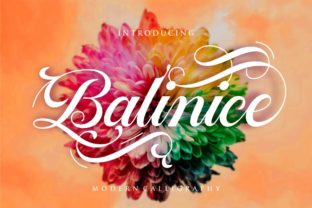 Balinice: A Bold Script Typeface for Luxury Branding