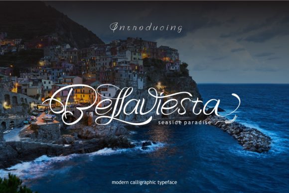 Bellaviesta: A Luxurious Script Font for Handmade Brands