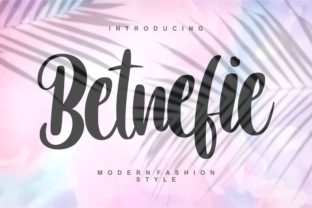 Betnefie Typeface for Modern Web Design