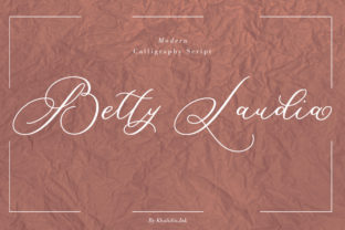 Betty Laudia: A Modern Script Font Review