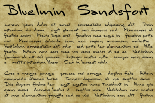 Bluelmin Sandsfort: A Handwritten Font for Editorial Calm