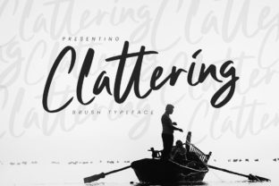 Clattering Typeface: A Bold Brush Font Review