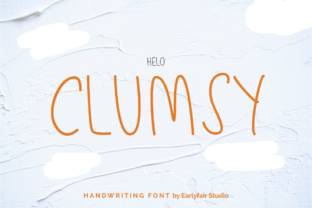 Clumsy Font: A Quirky Script for Makers