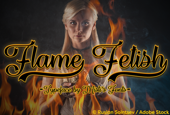 Flame Fetish: A Fiery Typeface for Bold Editorial Design
