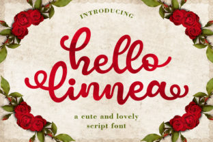 Hello Linnea: A Playful Script Font for Makers