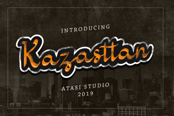 Kazasttan: A Script Font for Bold Branding