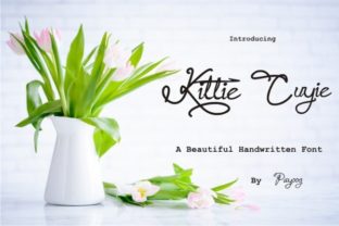 Kittie Cuyie: A Fresh Script Font for Editorial Design