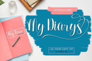 My Diarys: A Script Font for Makers