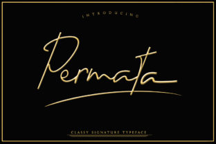 Permata: A Modern Handwritten Font for Crafters