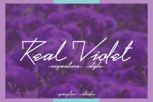 Real Violet: The Perfect Handwritten Font for Crafters