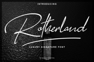 Rotherland: A Handwritten Font for Elegant Branding