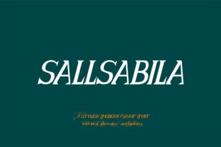 Sallsabila Font: Modern Calligraphy for Makers