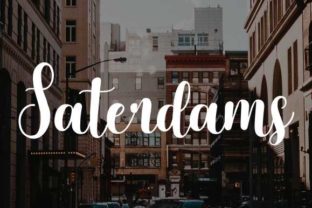 Saterdams Typeface: Elevate Your Brand Identity