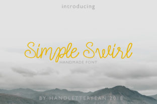 Simple Swirl Family: A Handwritten Font for Digital Brands