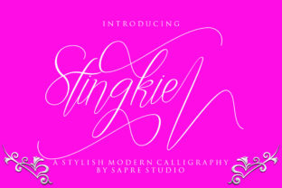 Stingkie: The Script Font That Elevates Campaign Visuals