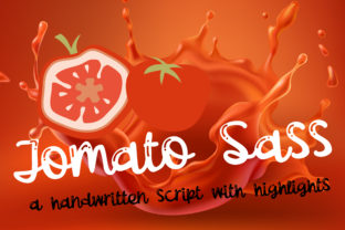 Tomato Sass Font for Handmade Labels