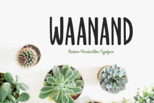 Waanand Font: A Handwritten Typeface for Branding