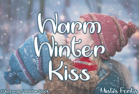 Warm Winter Kiss Font Review: Whimsy for Branding